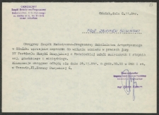 Dokument dot. działalności prof. Zbigniewa Śliwińskiego w jury konkurs&oacute;w pianistycznych krajowych i zagranicznych