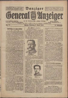 Danziger Anzeiger 1926 nr 79