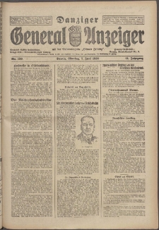 Danziger General - Anzeiger mit der "Olivaer Zeitung" 1926 nr 130