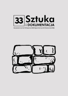Sztuka i Dokumentacja nr 33, 2025