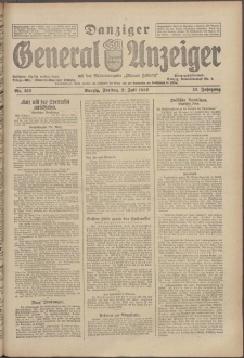 Danziger General - Anzeiger mit der "Olivaer Zeitung" 1926 nr 152