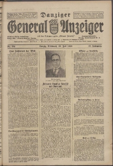 Danziger General - Anzeiger mit der "Olivaer Zeitung" 1926 nr 174