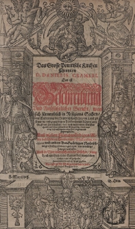 Das Grosse Pomrische Kirchen Chronicon D. Danielis Crameri : Das ist Beschreibung Vnd Au&szlig;f&uuml;hrlicher Bericht, was sich f&uuml;rnemblich in Religions Sachen, von Enderung der Heydenschafft her, im Land zu Pomren, vnd zugeh&ouml;rigem F&uuml;rstenthumb R&uuml;gen, auch Graff- vnd Herrschafften, bey noch wehrendem Christenthumb, vnd dabey verlauffener Evangelischer Reformation bi&szlig; auff kegenwertige Zeit, begeben vnd zugetragen hat [...]. t. 1-3