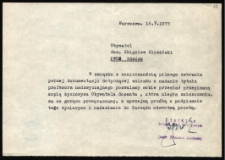 Korespondencja Zbigniewa Śliwińskiego