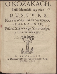 O Kozakach, Iesli ich zniesc czy nie