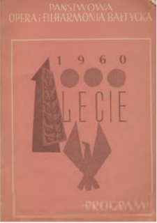 Koncert muzyki polskiej : w ramach rozpoczynających się uroczystości 1000-lecia Państwa Polskiego