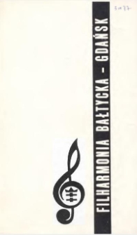 Sezon 1976/77 : Koncert symfoniczny : Elbląg - 3 marca, Gdańsk - 4 marca : program