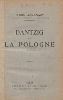 Dantzig et la Pologne