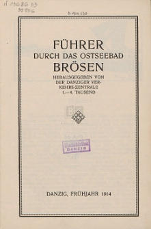 F&uuml;hrer durch das Ostseebad Br&ouml;sen