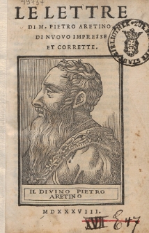 Le Lettre Di M. Pietro Aretino