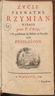 Życie prywatne Rzymian