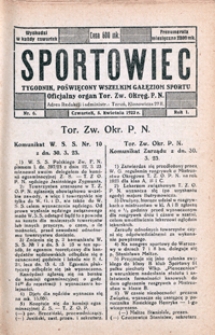 Sportowiec, 1923, nr 6