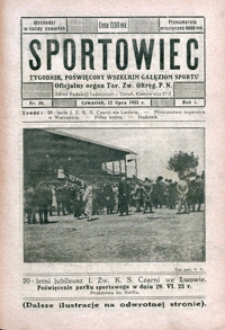 Sportowiec, 1923, nr 20