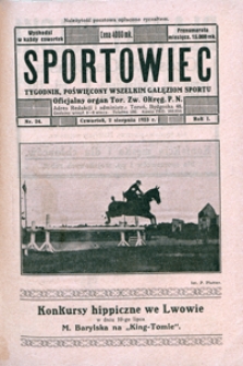 Sportowiec, 1923, nr 24