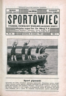 Sportowiec, 1923, nr 26
