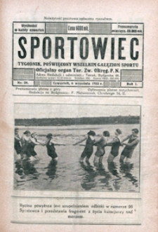 Sportowiec, 1923, nr 28