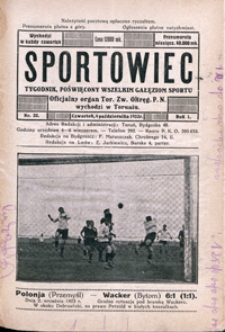 Sportowiec, 1923, nr 32
