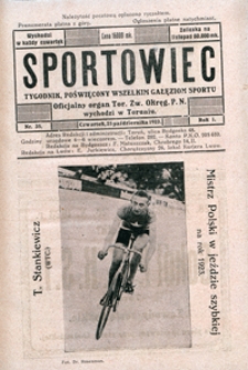 Sportowiec, 1923, nr 35