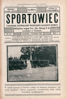 Sportowiec, 1923, nr 36