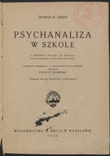 Psychanaliza w szkole