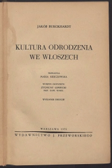 Kultura odrodzenia we Włoszech