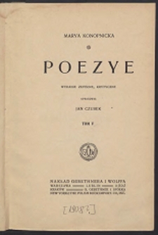 Poezye. Wydanie zupełne krytyczne, T.5