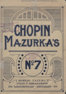 Mazurka g-moll : op.24 No 1 : [fur Pianoforteś