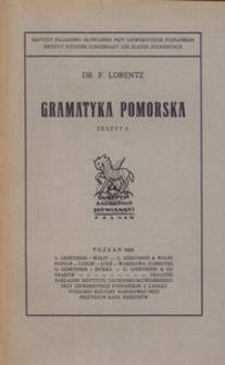 Gramatyka Pomorska, z. 5