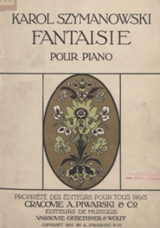 Fantaisie : C-dur : op. 14 : pour piano