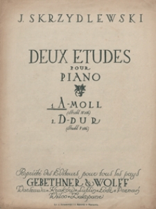 Etude : no 1 : a-moll : (Strobl IV 386) : pour piano
