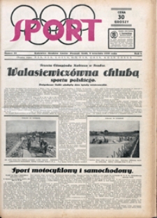 Sport, 1930, nr 32