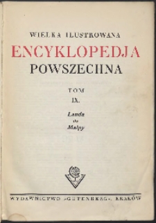 Wielka ilustrowana encyklopedia powszechna, T. 9, Lauda do Małpy
