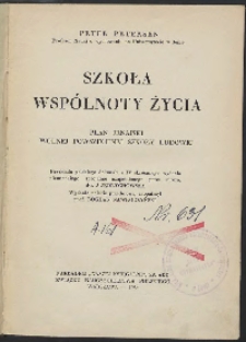Szkoła wspólnoty życia