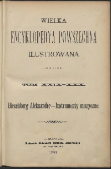 Wielka encyklopedya powszechna ilustrowana, T. 29-30, Hirschberg Aleksander-Instrumenty muzyczne