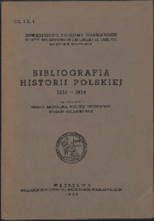 Bibliografia historii polskiej, 1815 - 1914