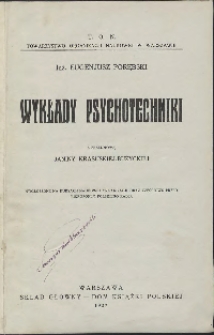 Wykłady psychotechniki