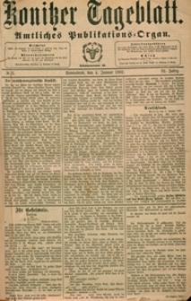 Konitzer Tageblatt.Amtliches Publikations=Organ, nr.3