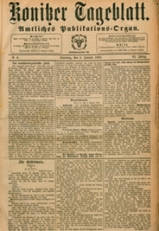 Konitzer Tageblatt.Amtliches Publikations=Organ, nr.4