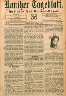 Konitzer Tageblatt.Amtliches Publikations=Organ, nr.5