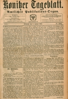 Konitzer Tageblatt.Amtliches Publikations=Organ, nr.6
