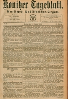 Konitzer Tageblatt.Amtliches Publikations=Organ, nr.8
