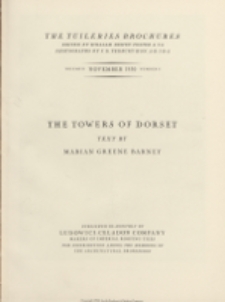 The Tuileries brochures : a series of monographs on European architecture with special reference to roofs of tile. 1930, Vol. II, No 6