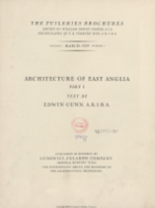 Tuileries brochures : a series of monographs on European architecture with special reference to roofs of tile. 1929, Vol I, No 2 March