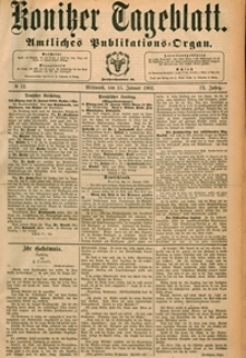 Konitzer Tageblatt.Amtliches Publikations=Organ, nr.12