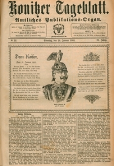 Konitzer Tageblatt.Amtliches Publikations=Organ, nr.22