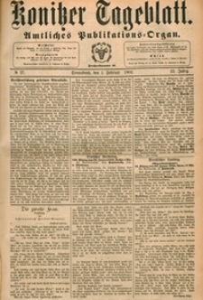Konitzer Tageblatt.Amtliches Publikations=Organ, nr.27
