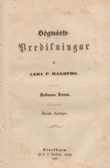 H&ouml;gm&auml;sso-predikningar. D. 2