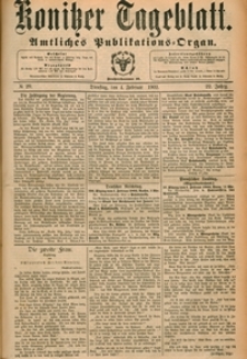 Konitzer Tageblatt.Amtliches Publikations=Organ, nr.29