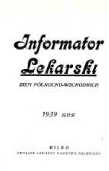 Informator Lekarski ziem p&oacute;łnocno-wschodnich