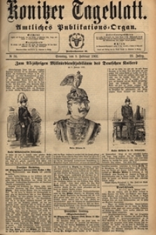 Konitzer Tageblatt.Amtliches Publikations=Organ, nr.34